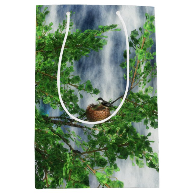 Sacola Para Presentes Média Birdsnest Falls Gift Bag (Frente)