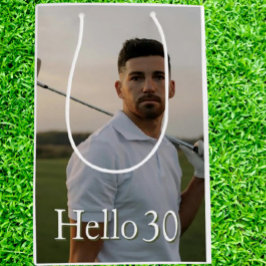 Sacola Para Presentes Média Birthday Golf-30 