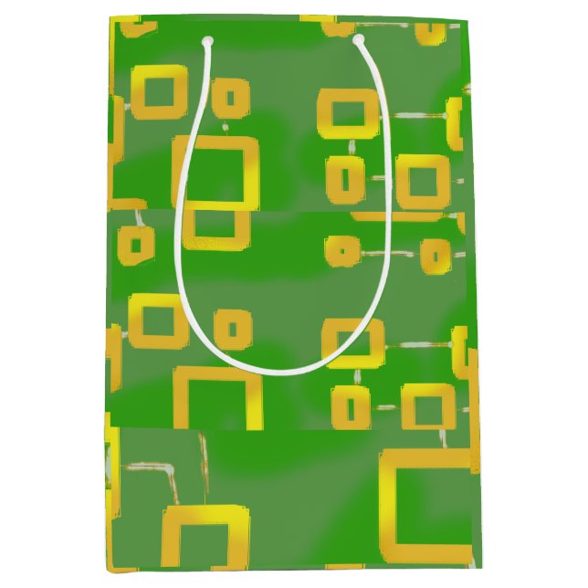 Sacola Para Presentes Média Bobo Green Gift Bag (Frente)