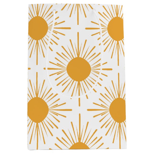 Sacola Para Presentes Média Boho Ray of Sun (Frente)