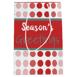 Sacola Para Presentes Média Bolinhas moderna