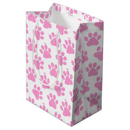 Sacola Para Presentes Média Bolinhas Pw Imprime em Branco