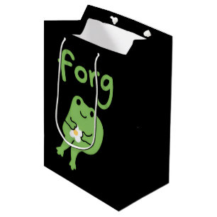 Sacola Para Presentes Média Bolo de Sapo Kawaii Fofo Meme Estético Fofo Forg