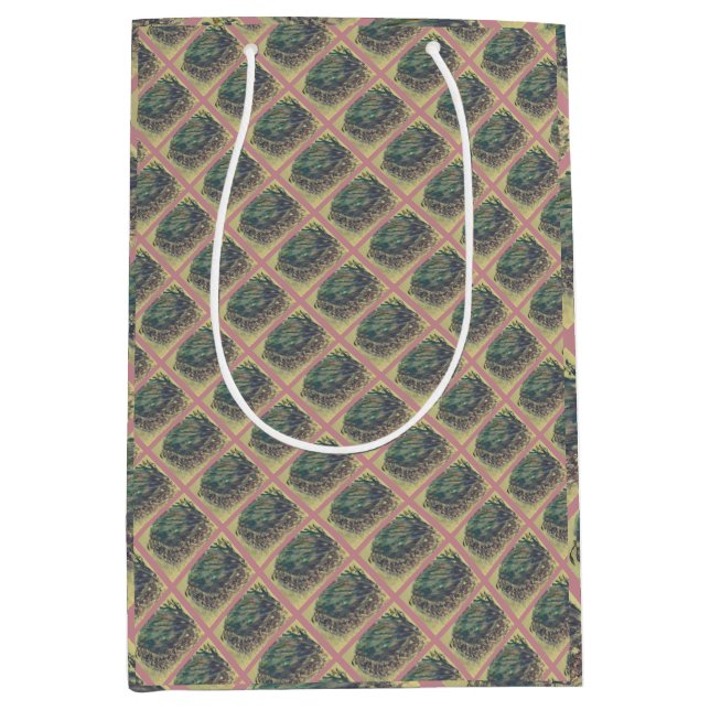 Sacola Para Presentes Média Bolsa de Compras de Mães (Frente)