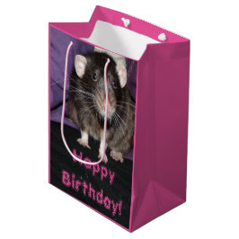 Sacola Para Presentes Média Bolsa de presente de aniversário para rato grande