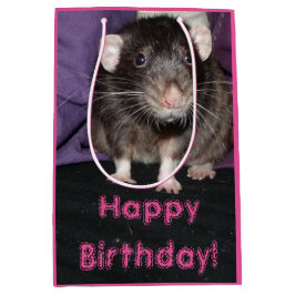 Sacola Para Presentes Média Bolsa de presente de aniversário para rato grande