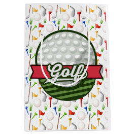 Sacola Para Presentes Média Bolsa de Presente de Golfe