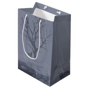 Sacola Para Presentes Média Bolsa de Presente de Inverno
