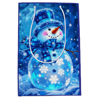 Sacola Para Presentes Média Bolsa de Presente de Joy Winter