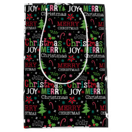 Sacola Para Presentes Média Bolsa de Presente de Natal