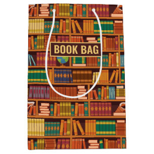 Sacola Para Presentes Média Bolsa de Presente do Livro