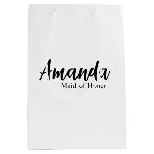 Sacola Para Presentes Média Bolsa de Presente Personalizada, Presente Lembranç