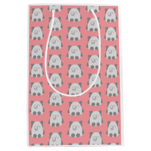 Sacola Para Presentes Média Bolsa de presentes de elefante, estilo kawaii, bon