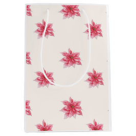 Sacola Para Presentes Média Bolsa de presentes de Poinsettia