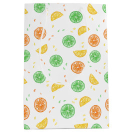 Sacola Para Presentes Média Bolsa de regalo frutos cítricos