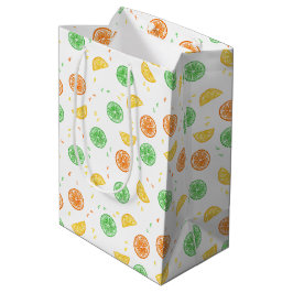 Sacola Para Presentes Média Bolsa de regalo frutos cítricos