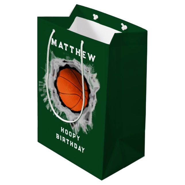 Sacola Para Presentes Média Bolsa Engraçada de Bâtamo (Verso inclinado)