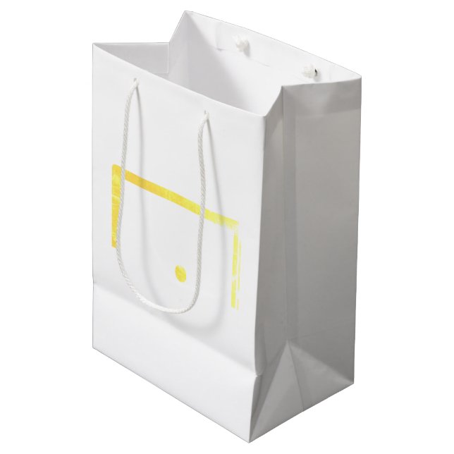 Sacola Para Presentes Média Bolsa Média de Presente de Meta (Frente inclinada)