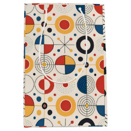 Sacola Para Presentes Média Bolsa regalo diseño geométrico