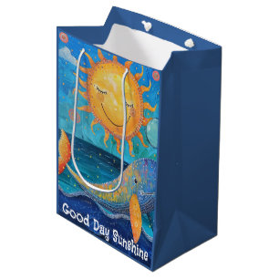 Sacola Para Presentes Média Bom dia Sunshine Gift Bag