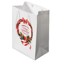 Bonita e Elegante Fenda de Natal Bag