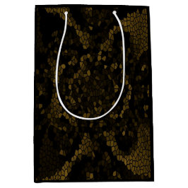 Sacola Para Presentes Média Borboleta De Vidro Olivada