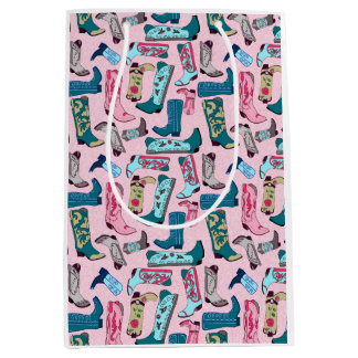 Sacola Para Presentes Média Botas de vaqueira Saco do Presente