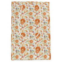 Sacola Para Presentes Média Bovinos queimados por sol e boias de eucalipto