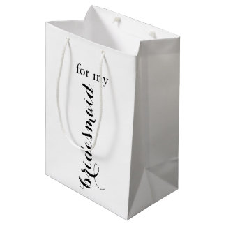Sacola Para Presentes Média Bridesmaid Gift Bag