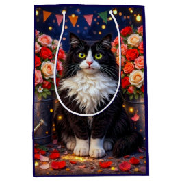 Sacola Para Presentes Média Buckets Of Roses, Cat