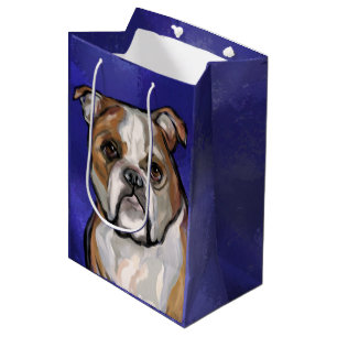 Sacola Para Presentes Média Bulldogue