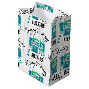 Sacola Para Presentes Média Bunt House Jumping Castle Birthday