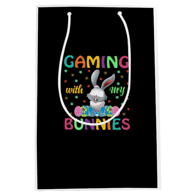 Sacola Para Presentes Média caçador pela primeira vez (Frente)