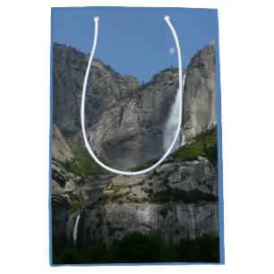 Sacola Para Presentes Média Cachoeira de Yosemite III do Parque Nacional de Yo