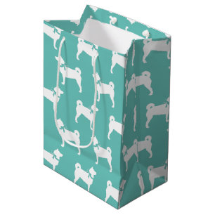 Sacola Para Presentes Média Cachorro Shiba Inu