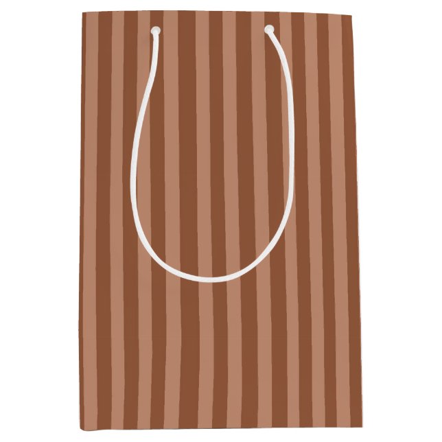 Sacola Para Presentes Média Café Choco (Frente)