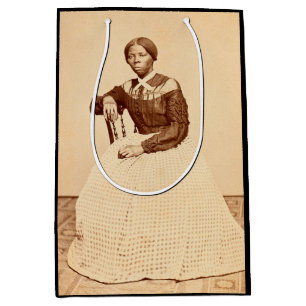 Sacola Para Presentes Média Caminho de Ferro Subterrâneo Harriet Tubman