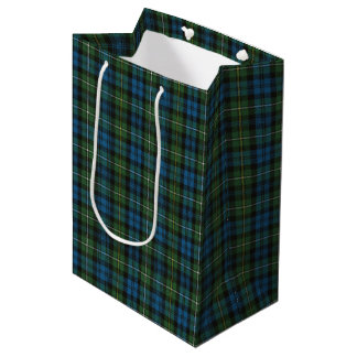 Sacola Para Presentes Média Campbell Argyll Antigo Escocês Tartan