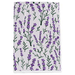 SACOLA PARA PRESENTES MÉDIA CAMPOS LAVANDA