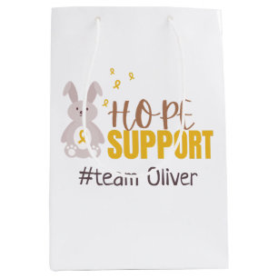 Sacola Para Presentes Média cancer infantil. Sacos de presentes personalizados