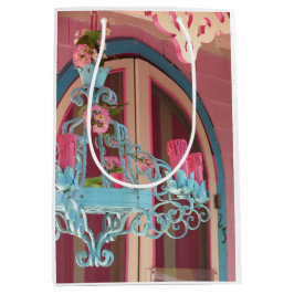 Sacola Para Presentes Média Candelabra e rosa - Vineyard de Martha