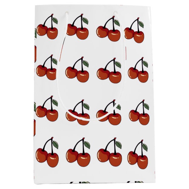 Sacola Para Presentes Média Capa de Caderno Estética Fofa (Frente)