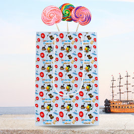 Sacola Para Presentes Média Capitao do tesouro de Papagaio