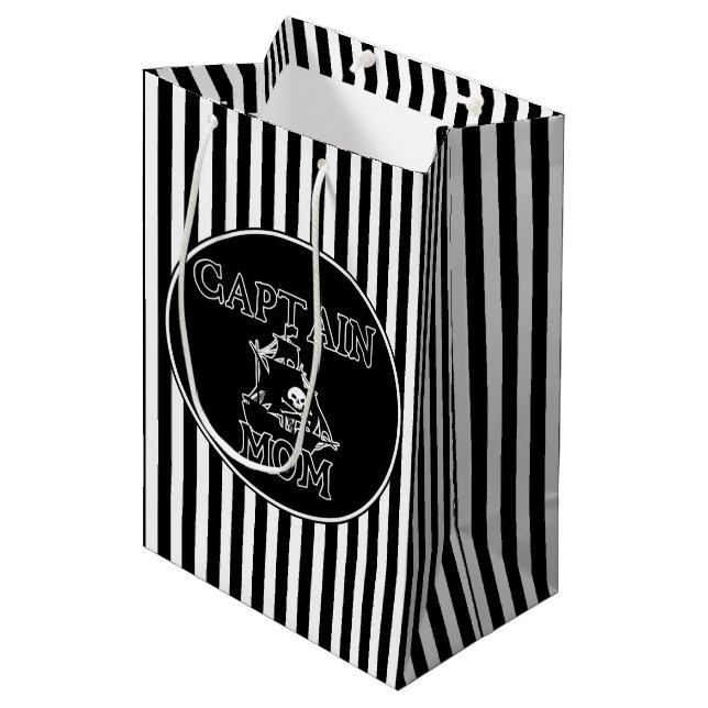Sacola Para Presentes Média Capitão Mãe Gift Bag (Frente inclinada)