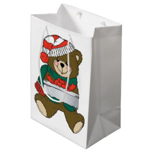 SACOLA PARA PRESENTES MÉDIA CARNE DE TEDDY