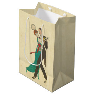 Sacola Para Presentes Média Carte Postale Gift Bag