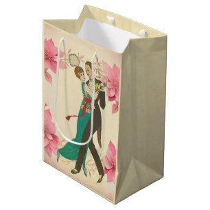 Sacola Para Presentes Média Carte Postale Gift Bag