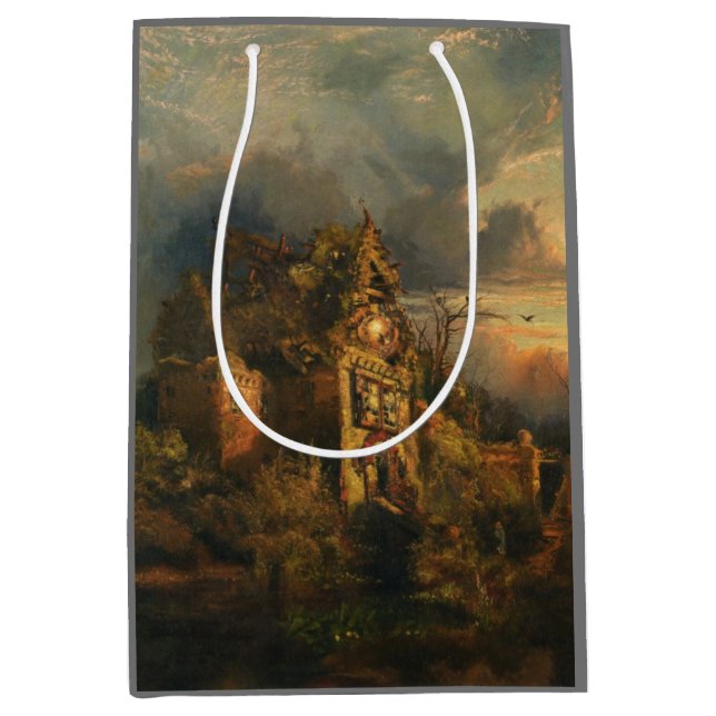 Sacola Para Presentes Média Casa Assombrada (Frente)