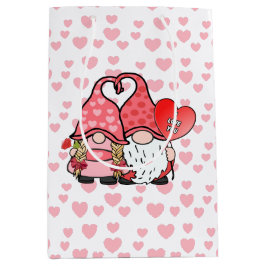 Sacola Para Presentes Média Casal Gnome