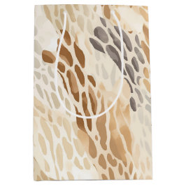 Sacola Para Presentes Média Casamento com animais Abstrato de Praia